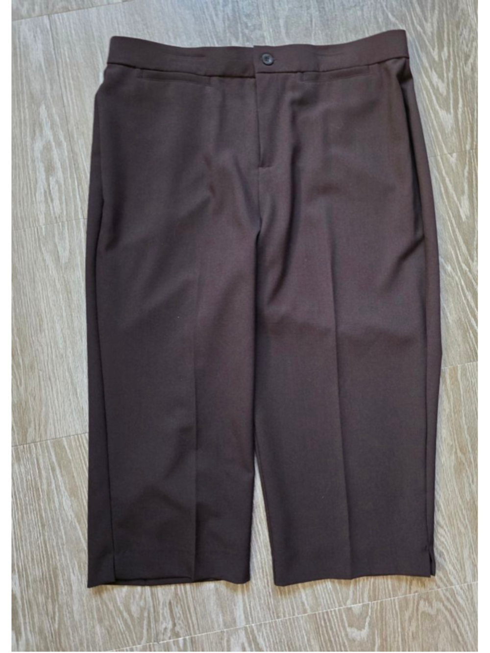 Women's Christopher & Banks Brown Capris Size 12